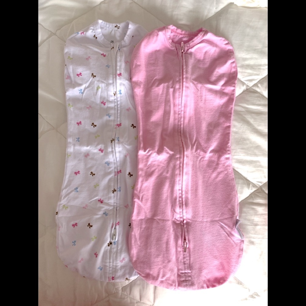 Swaddle me newborn. Washed. Gently worn.